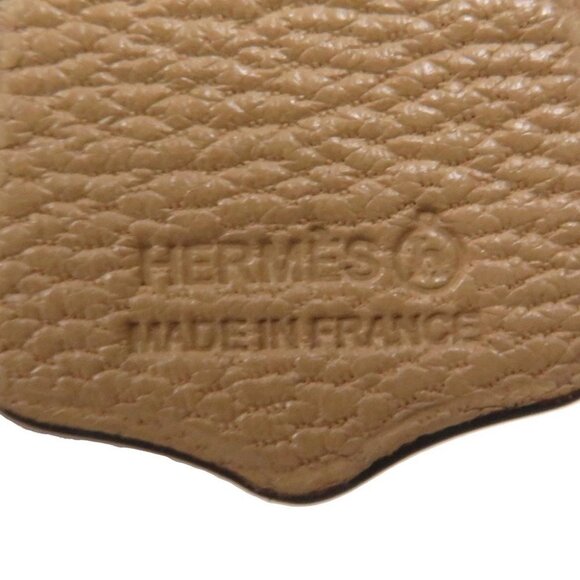 HERMES Toucan Petit H Taurillon Clemence/Chevre Myzore Goatskin Rouge/Beige - Picture 6 of 7